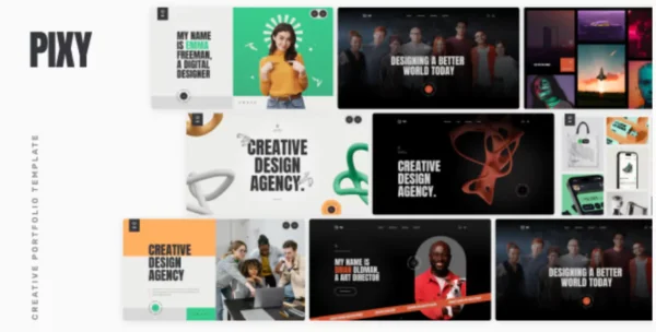 Pixy - Creative portfolio template
