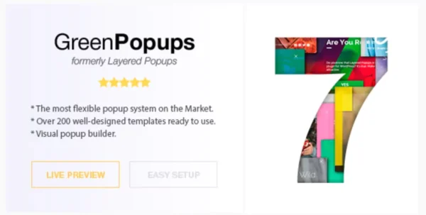 Popup Plugin for WordPress - Green Popups (formerly Layered Popups)