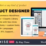 Product Designer for WooCommerce WordPress Lumise