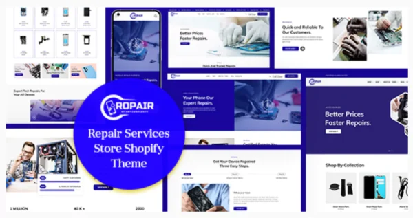 Ropair - Mobile Phone Computer & Electronics Repair Services Store Shopify Theme OS 2.0