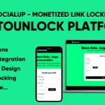 SocialUp - Monetized Social Unlock Link