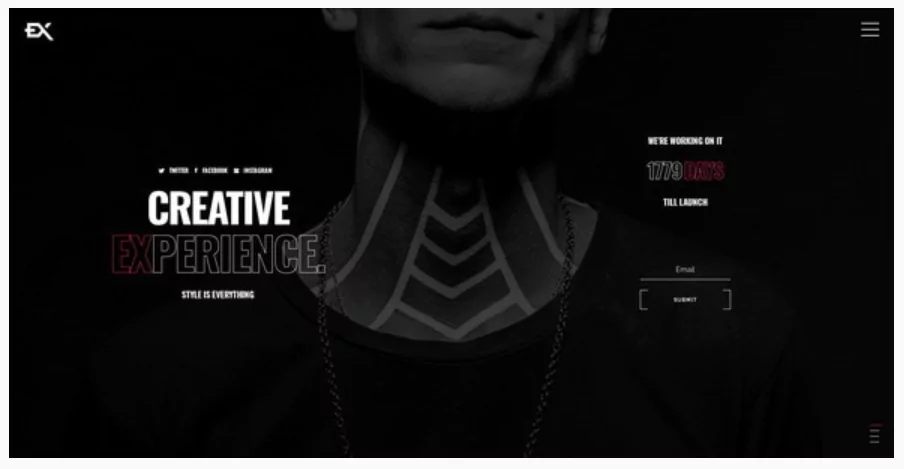 Splitex - Creative Coming Soon Template