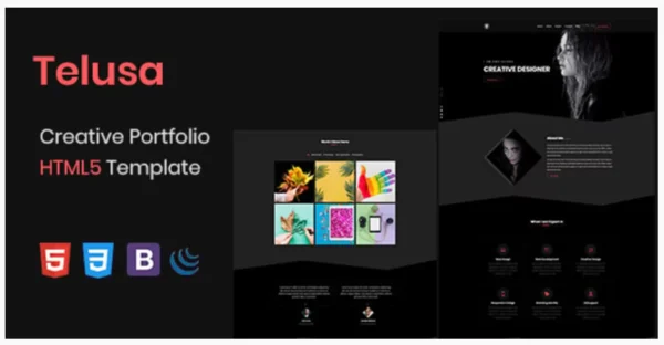 Telusa - Creative Portfolio HTML5 Template
