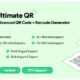 UltimateQR - Advanced QR Code Generator + Barcode Generator Best QR SaaS PHP Script