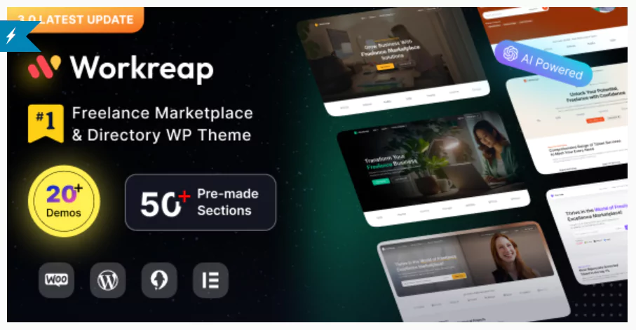 Workreap - Freelance Marketplace WordPress Theme