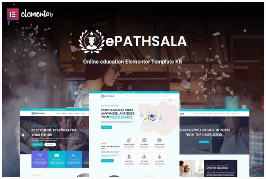 ePathsala - Online Education Elementor Template Kit