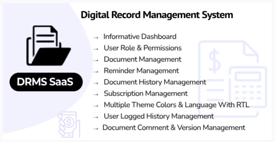DRMS SaaS - Digital Record Management System
