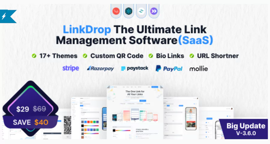 Linkdrop - SaaS Link Management Tool
