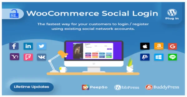Social Login - WordPress WooCommerce Plugin