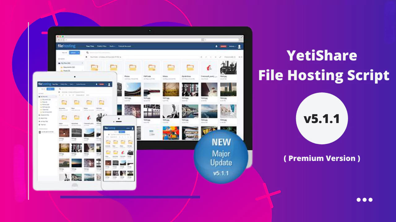 Yetishare – File Hosting & Sharing Script