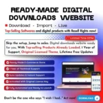 Digital Downloads Website S.1 Launch Your Business Instantly!