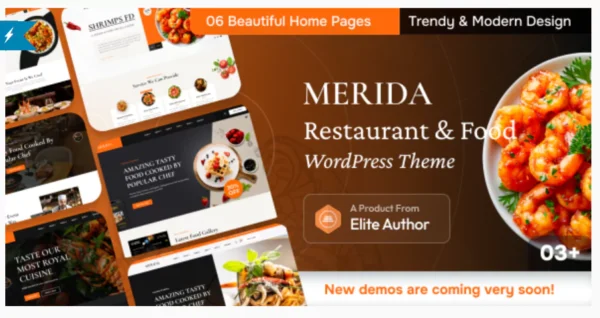 Merida - Restaurant & Food WordPress Theme