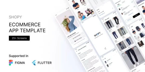 Shopy eCommerce UI Kit – eCommerce App Template