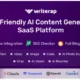 Writerap - AI Content Generator with SEO Optimizer SaaS Application