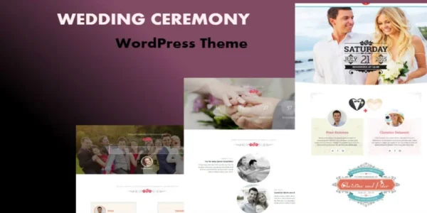 Wedding Ceremony - Wordpress Theme