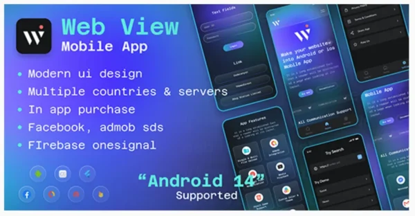 Flutter Webview Web to App Converter for Flutter