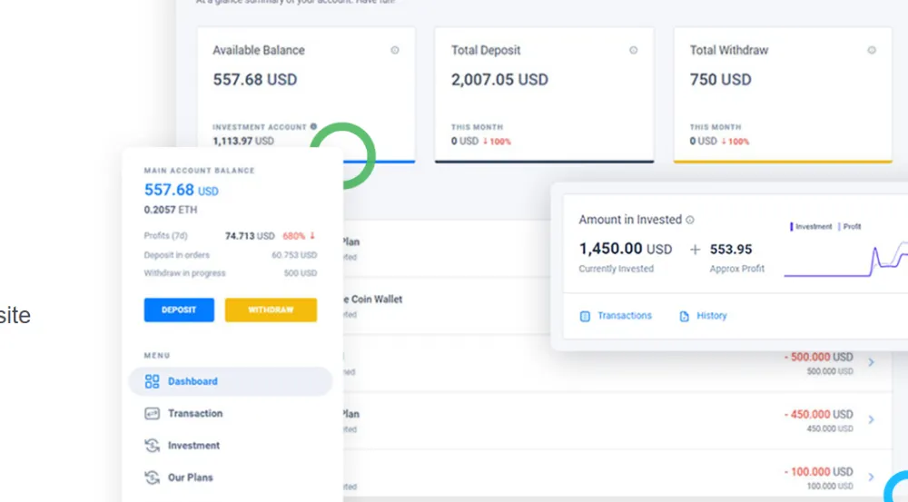 Investorm -Advanced HYIP Investment Management Platform