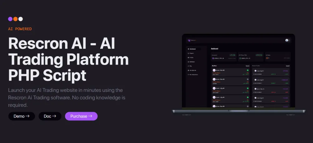 Rescron AI - AI Trading Platform
