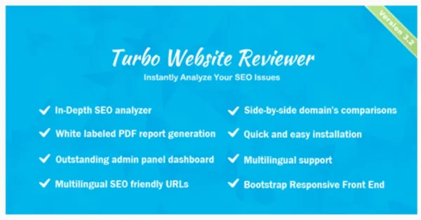 Turbo Website Reviewer - In-depth SEO Analysis Tool