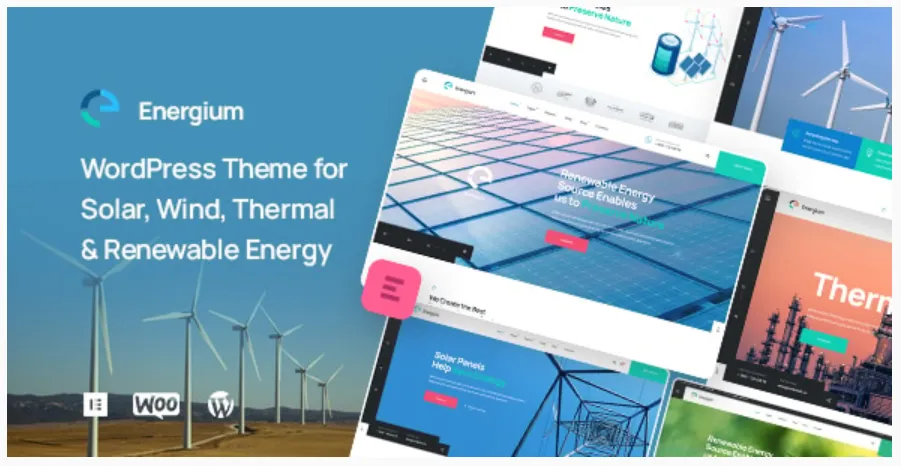 Energium | Alternative & Renewable Energy WordPress Theme