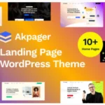 Akpager - Landing Page Elementor WordPress Theme