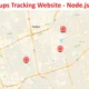 Groups Tracking Website Node.js - Firebase ready