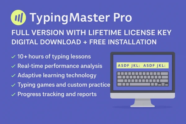 TypingMaster Pro – Full Version with Lifetime License Key