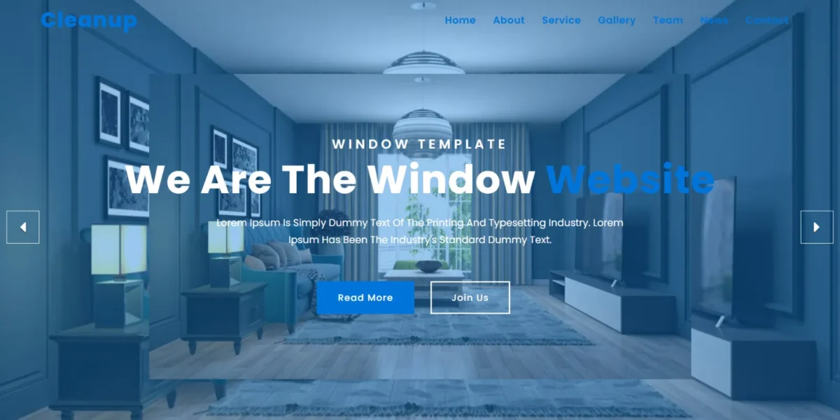 Cleanup Cleaning Service Agency Landing Page Theme