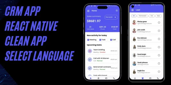 CRM - Lead Management App React Native