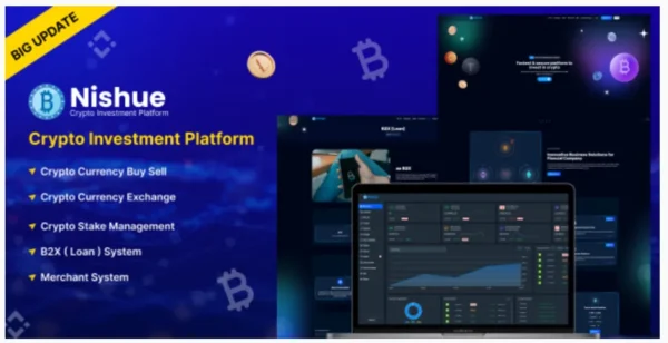 Nishue - CryptoCurrency Buy Sell Exchange and Lending with MLM System Crypto Investment Platform