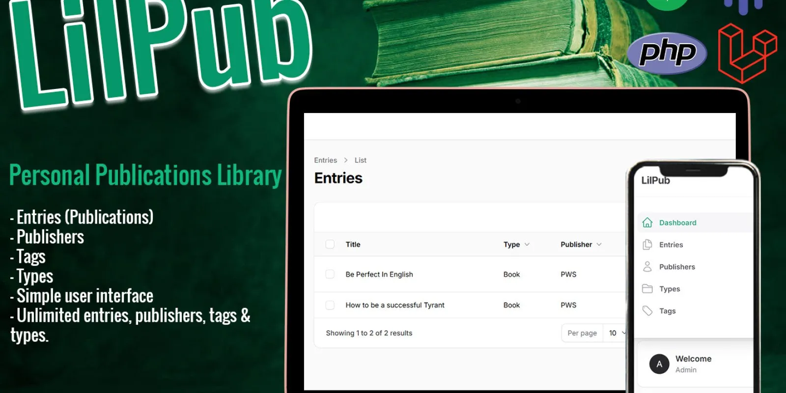 LilPub - Personal Publications Library