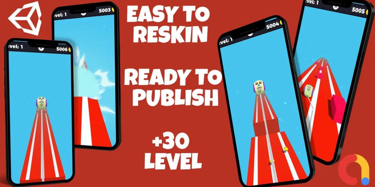 Turbo Ball Run 3D - Unity App Template