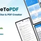 WriteToPdf - Document Editor PDF Creator Android